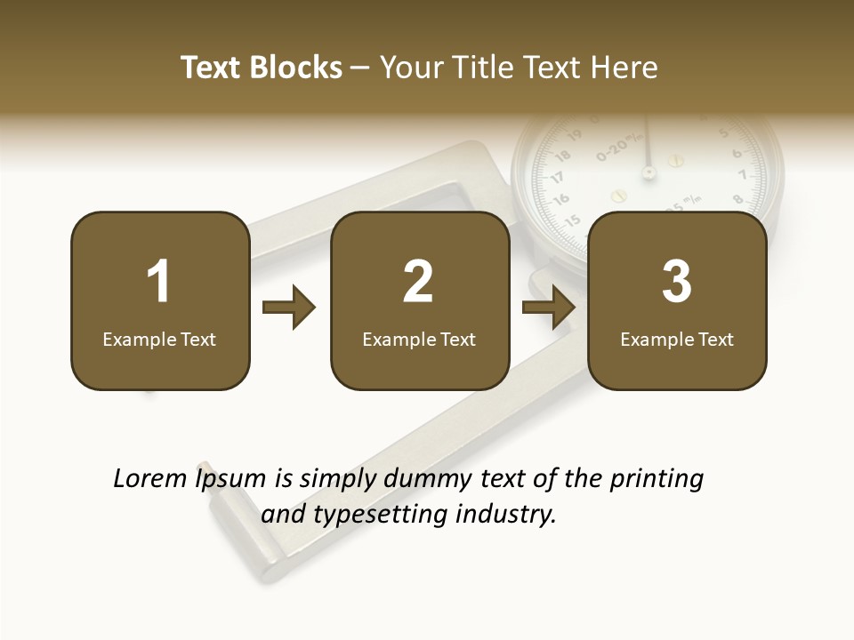 Metal Inch Metallic PowerPoint Template