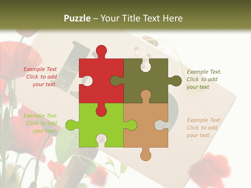 Sign Text Spring PowerPoint Template