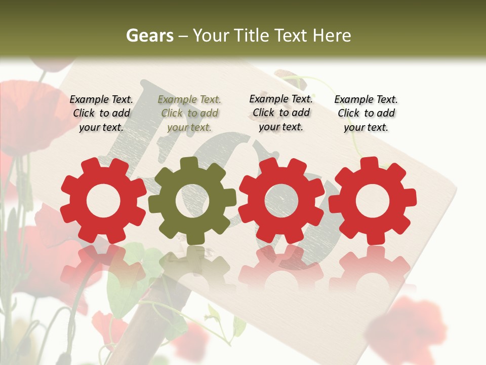 Sign Text Spring PowerPoint Template