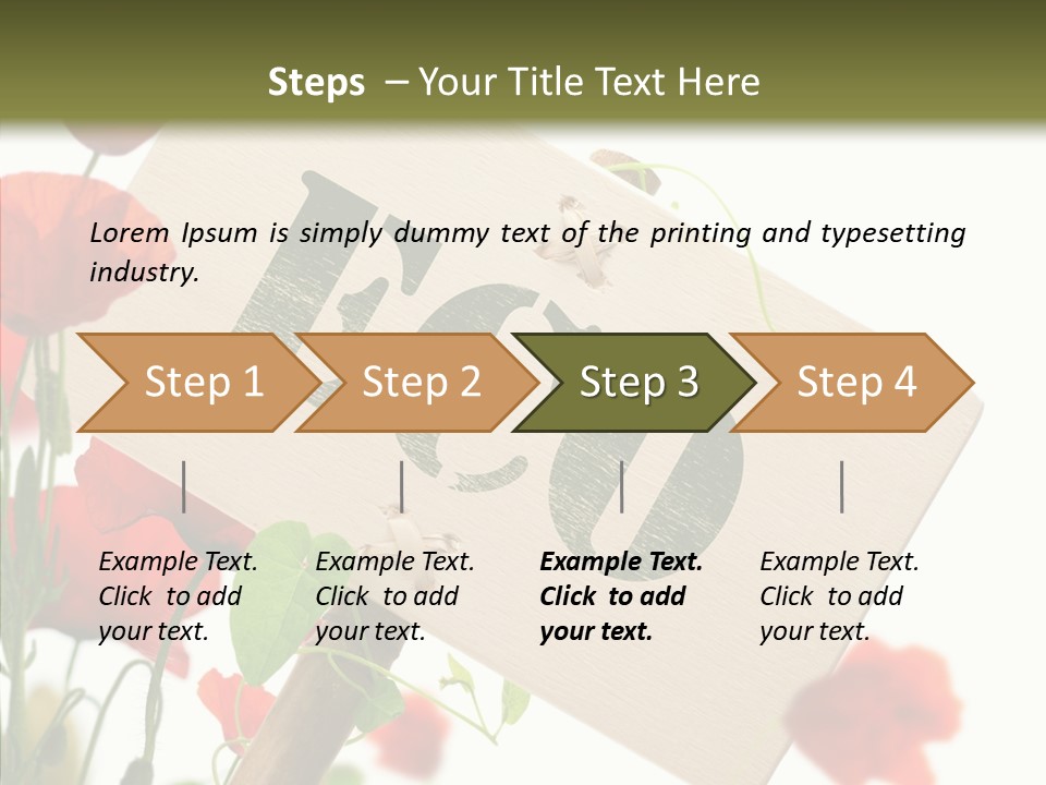 Sign Text Spring PowerPoint Template