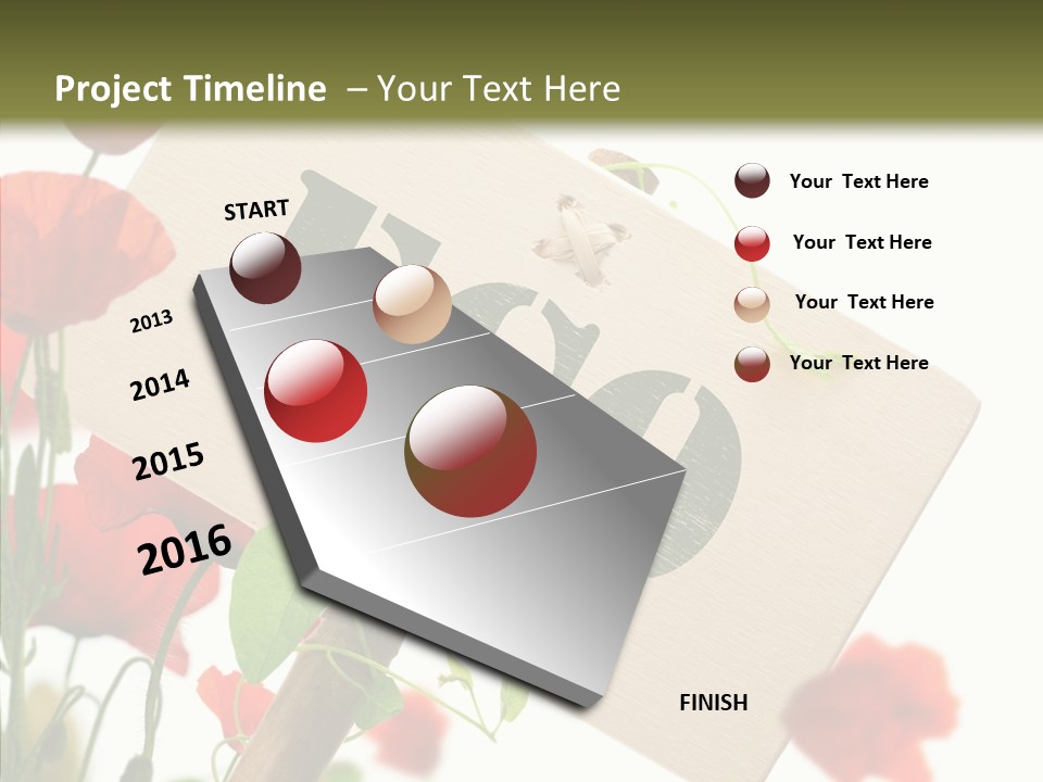 Sign Text Spring PowerPoint Template