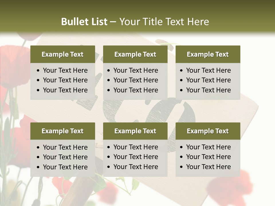 Sign Text Spring PowerPoint Template