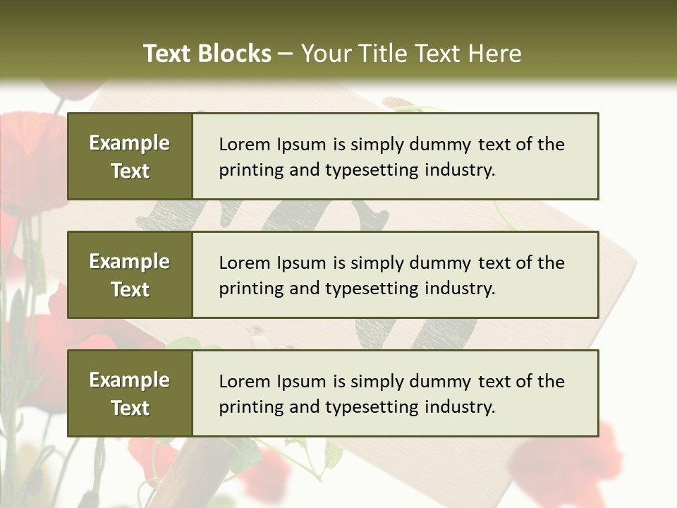 Sign Text Spring PowerPoint Template