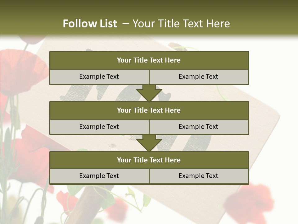 Sign Text Spring PowerPoint Template