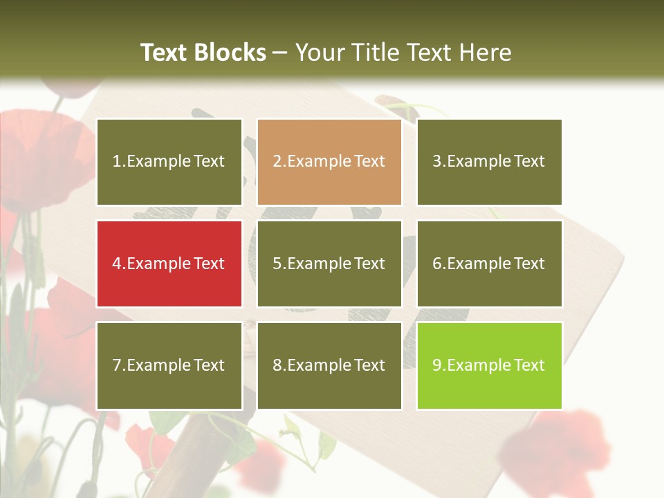 Sign Text Spring PowerPoint Template