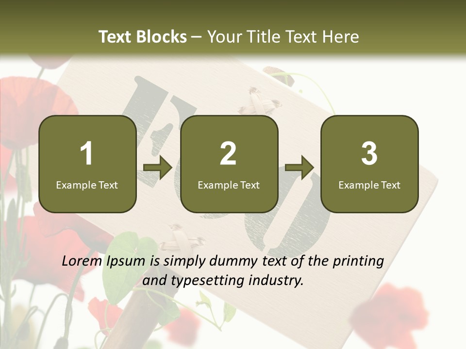 Sign Text Spring PowerPoint Template