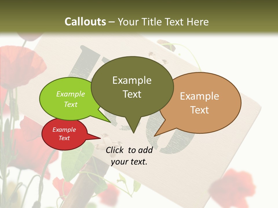 Sign Text Spring PowerPoint Template