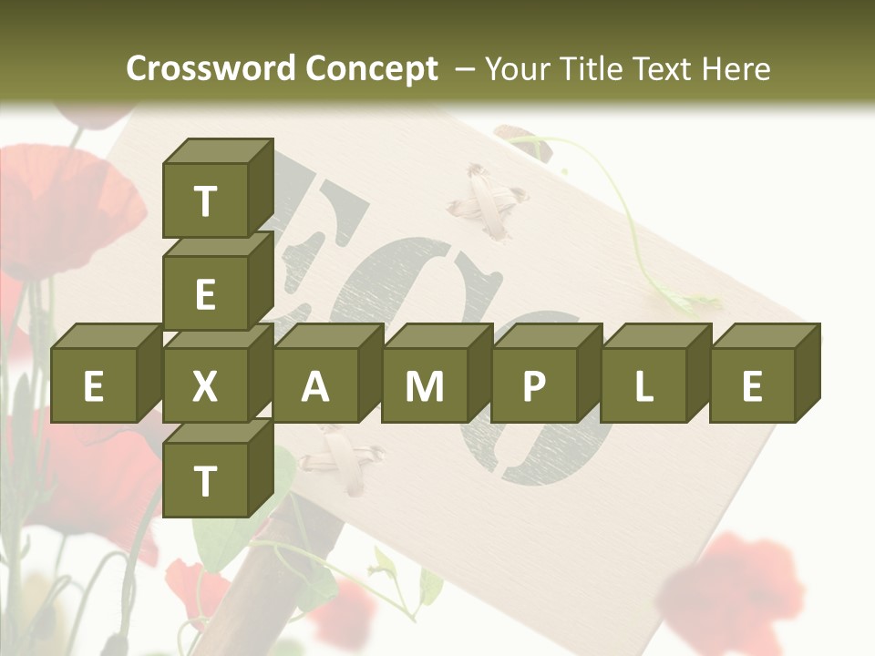 Sign Text Spring PowerPoint Template