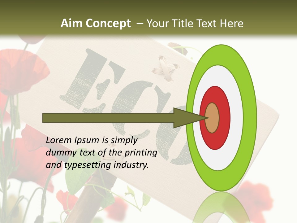 Sign Text Spring PowerPoint Template