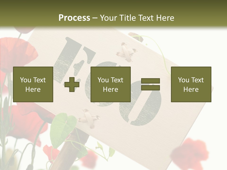 Sign Text Spring PowerPoint Template