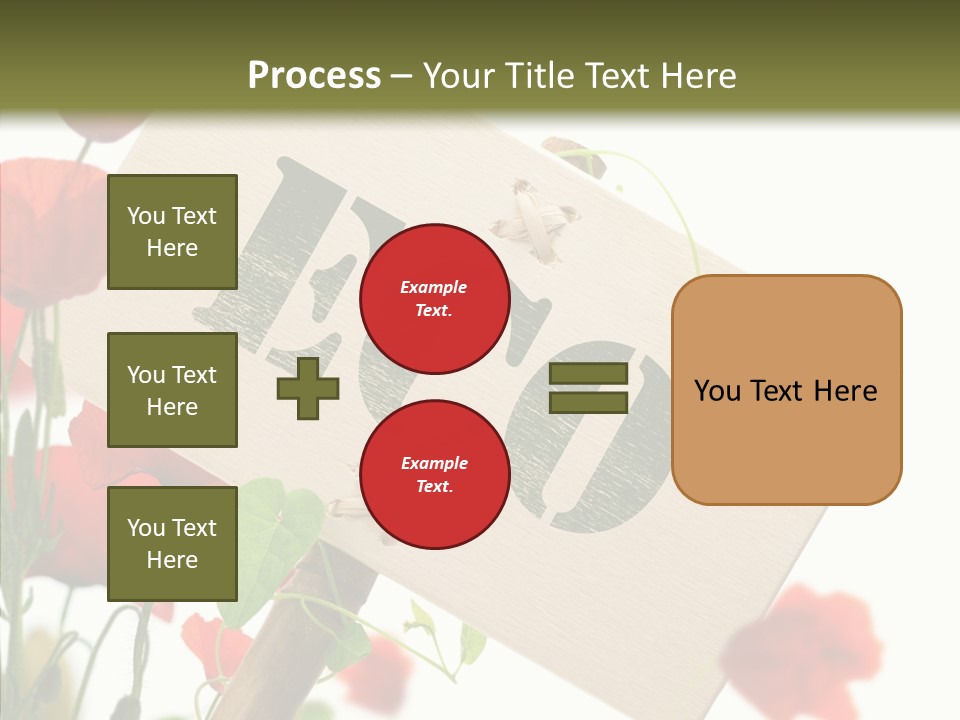 Sign Text Spring PowerPoint Template