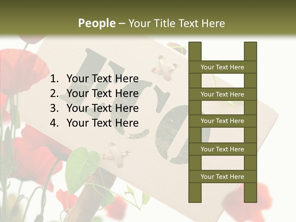 Sign Text Spring PowerPoint Template