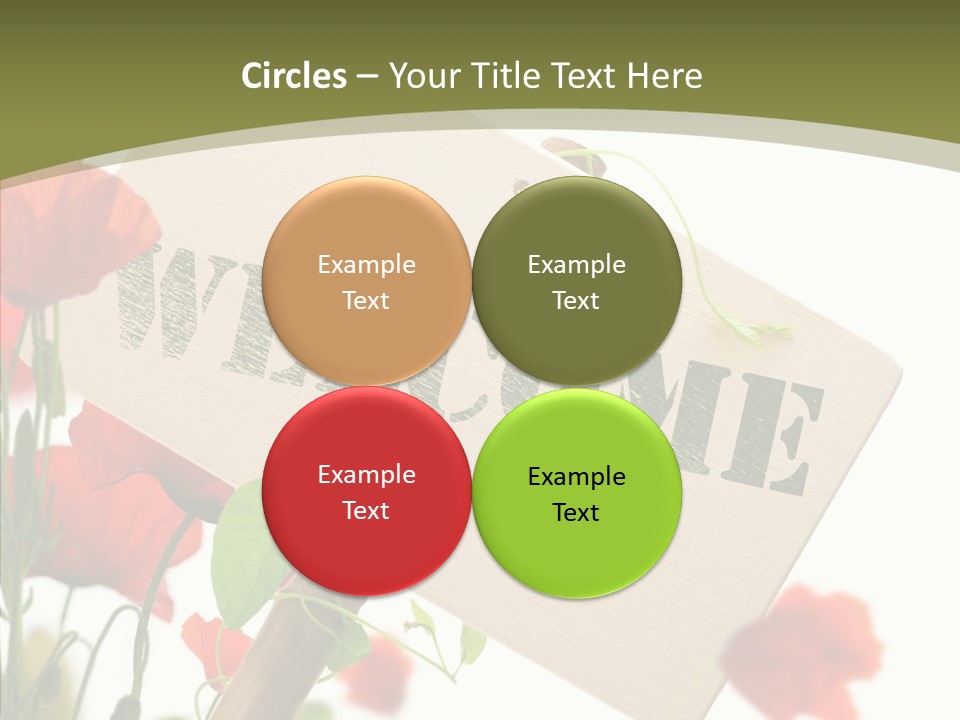 Concept Border Green PowerPoint Template