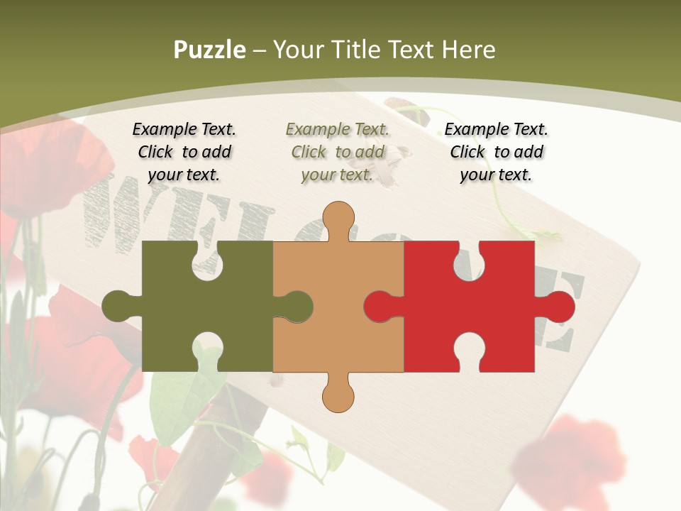 Concept Border Green PowerPoint Template