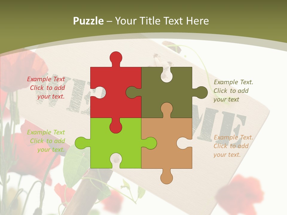 Concept Border Green PowerPoint Template