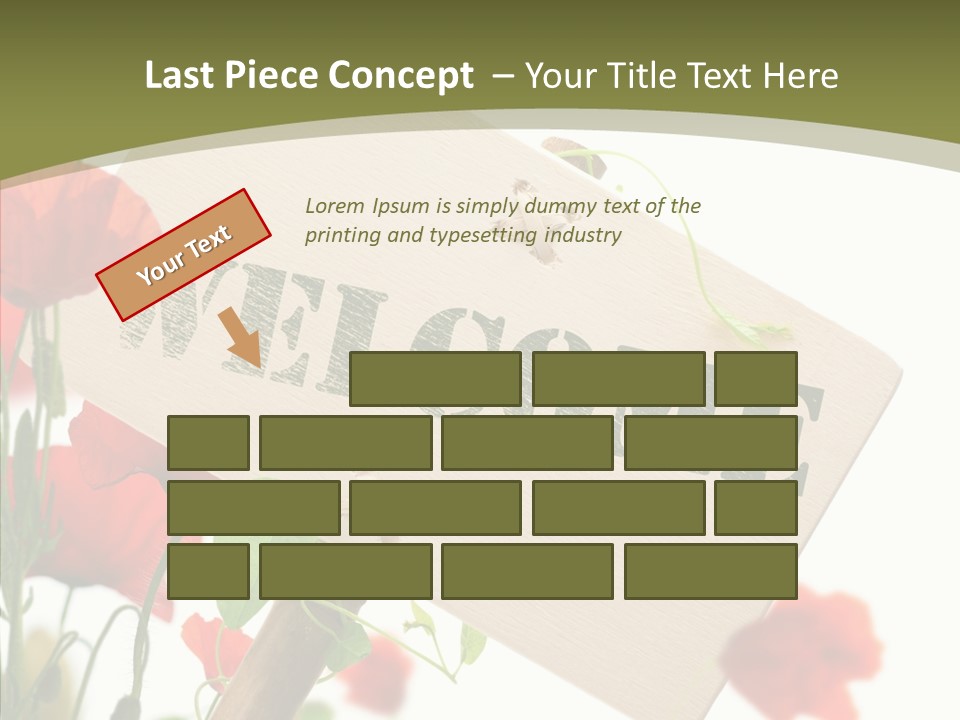 Concept Border Green PowerPoint Template