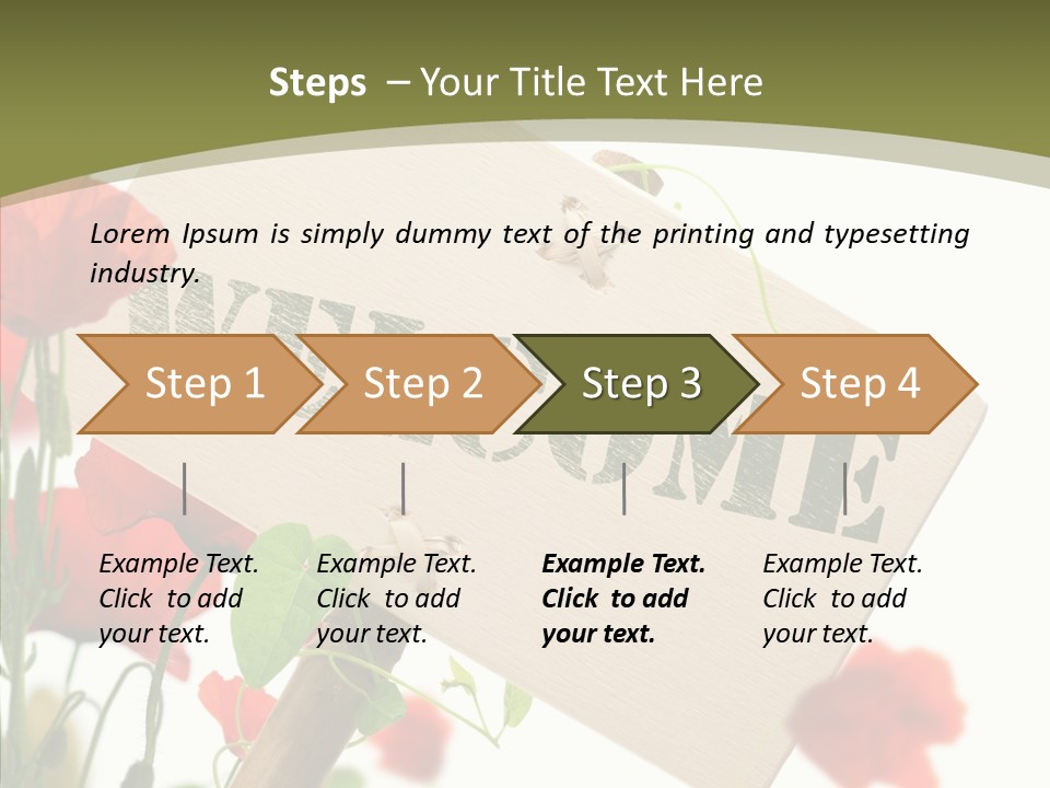 Concept Border Green PowerPoint Template