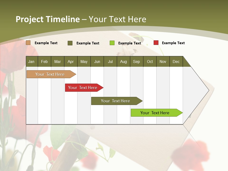 Concept Border Green PowerPoint Template