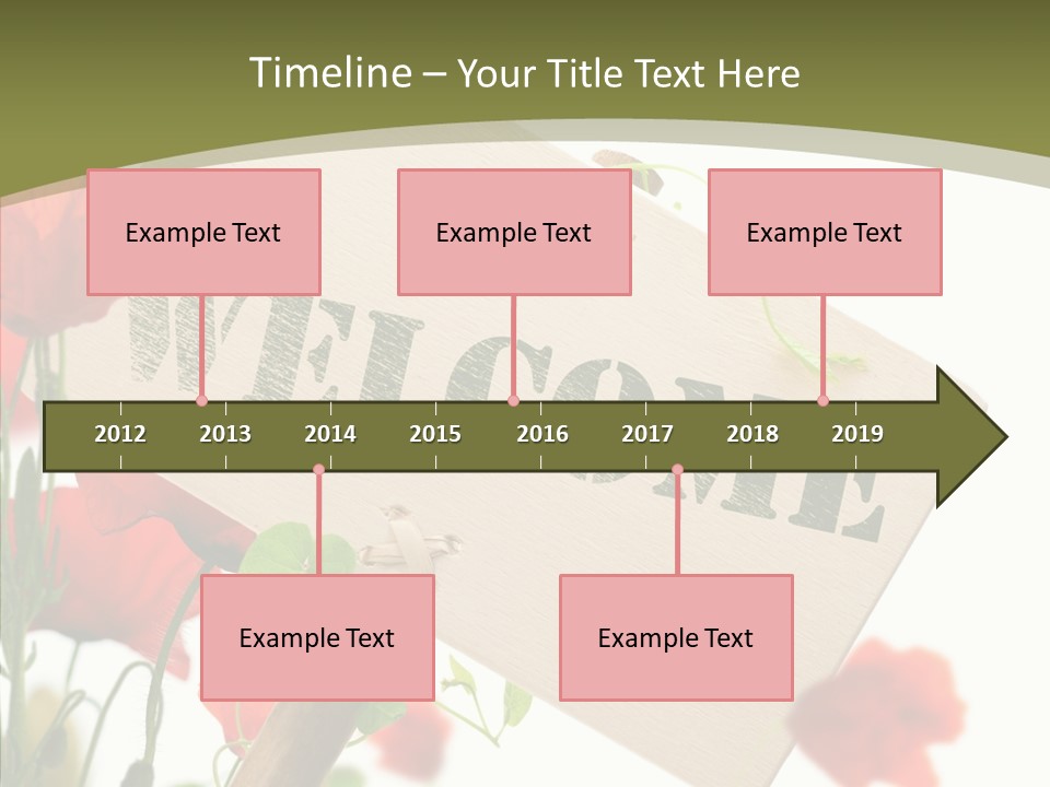 Concept Border Green PowerPoint Template