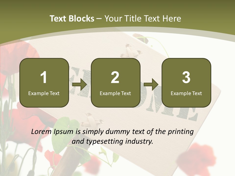 Concept Border Green PowerPoint Template