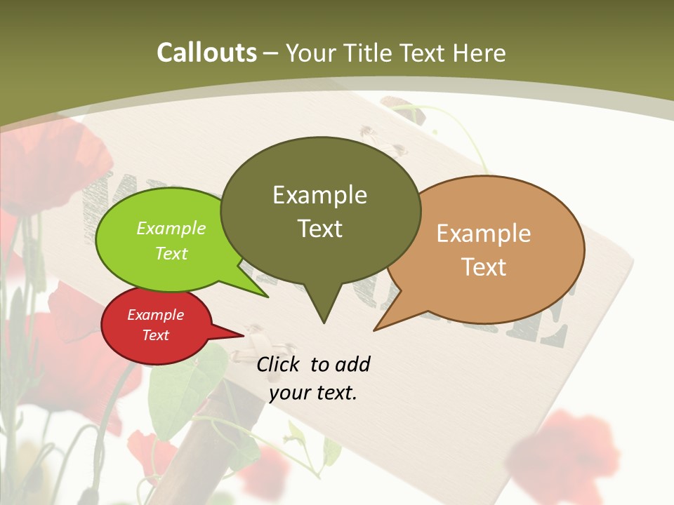 Concept Border Green PowerPoint Template