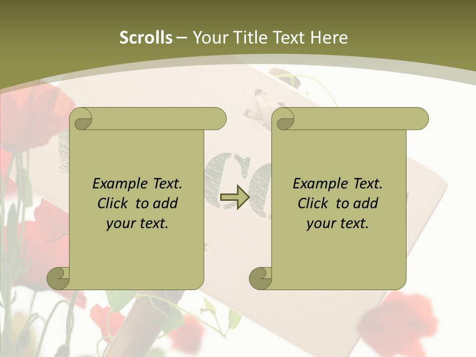 Concept Border Green PowerPoint Template