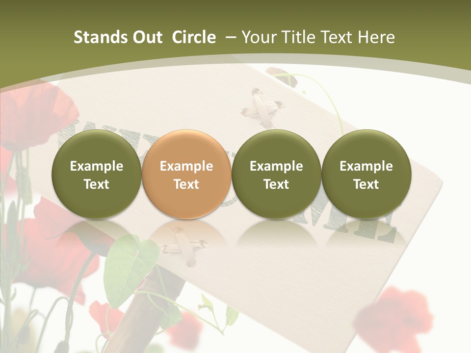 Concept Border Green PowerPoint Template