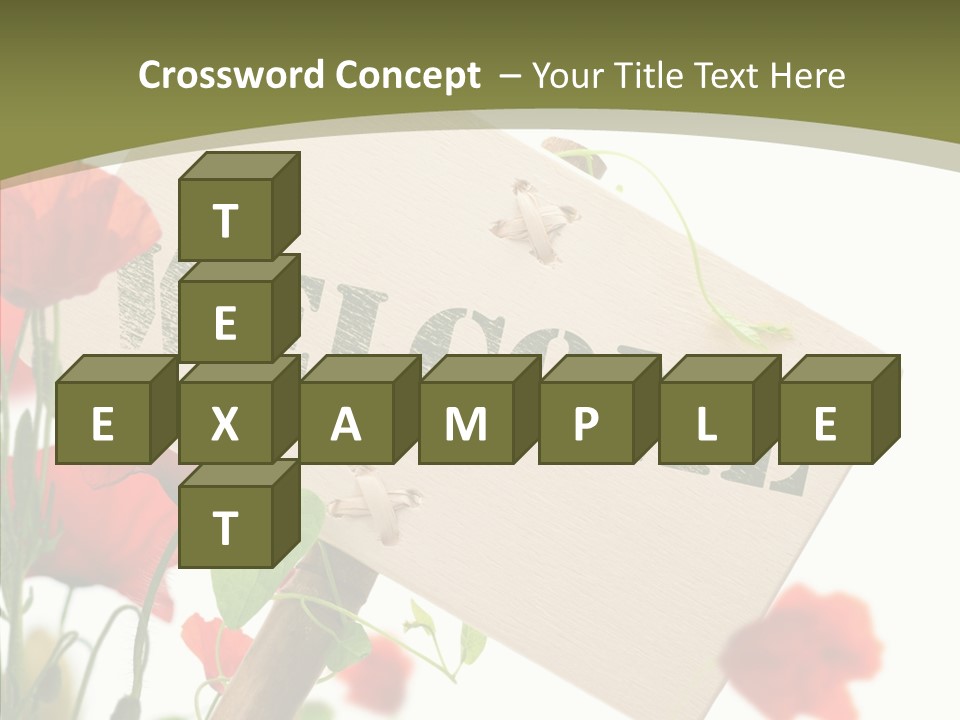 Concept Border Green PowerPoint Template