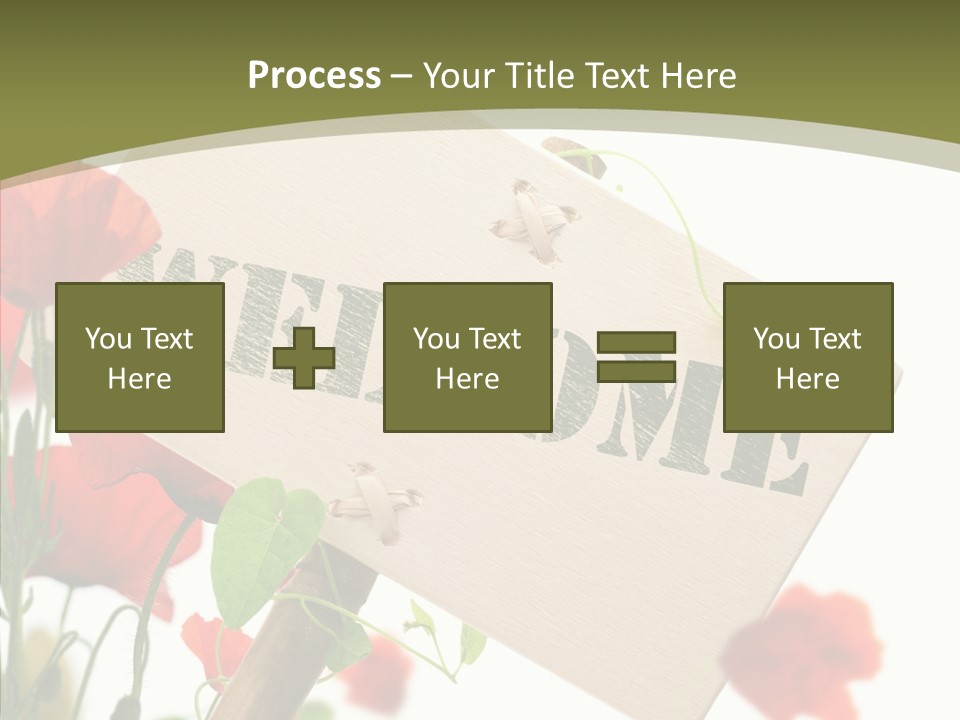 Concept Border Green PowerPoint Template