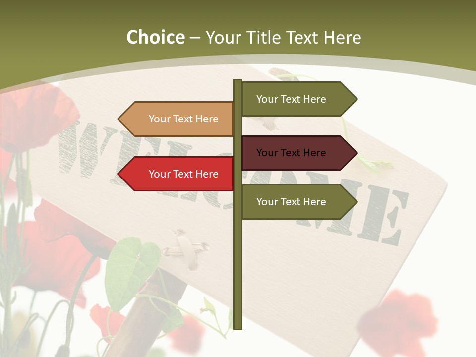 Concept Border Green PowerPoint Template