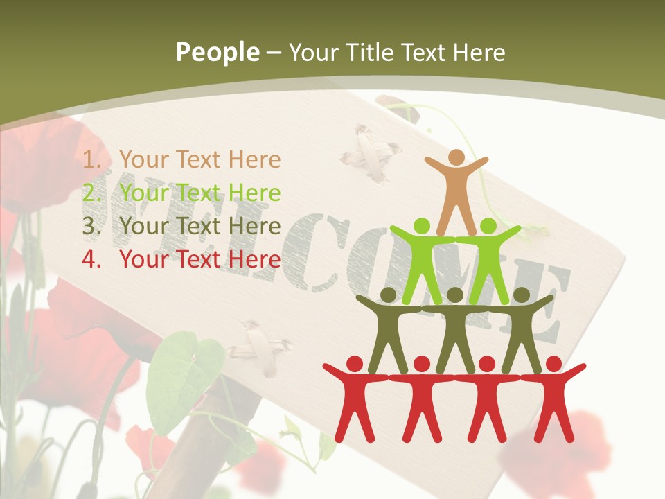 Concept Border Green PowerPoint Template