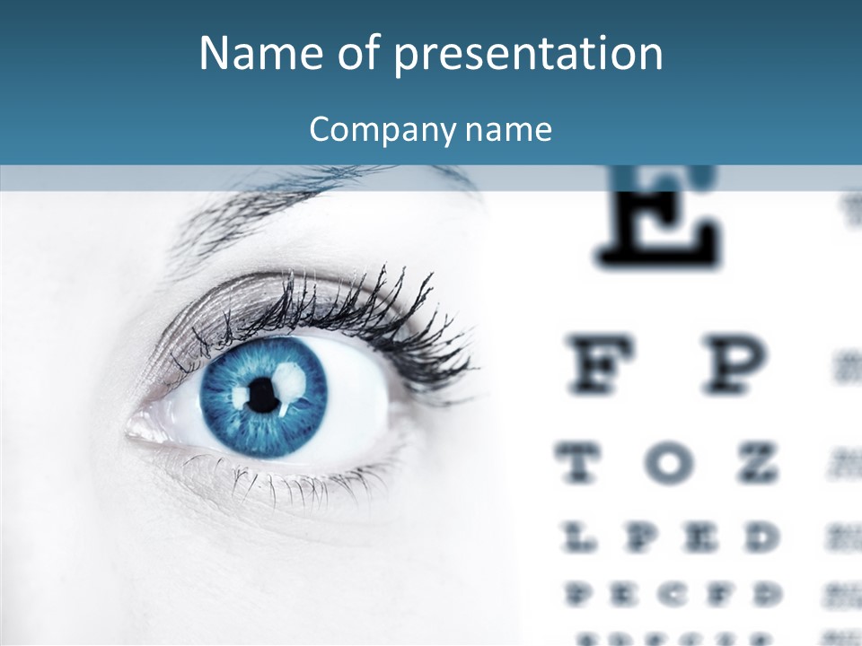 Number View Lens PowerPoint Template