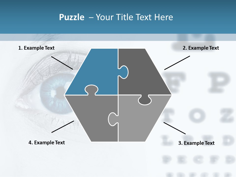 Number View Lens PowerPoint Template