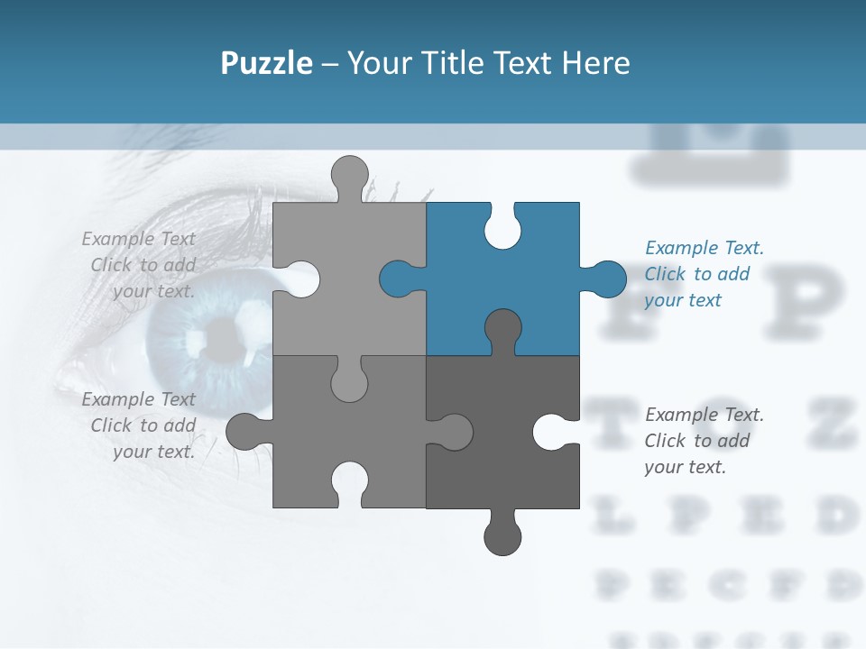 Number View Lens PowerPoint Template