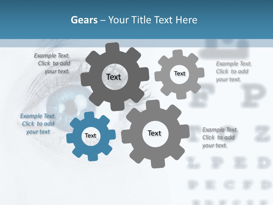 Number View Lens PowerPoint Template