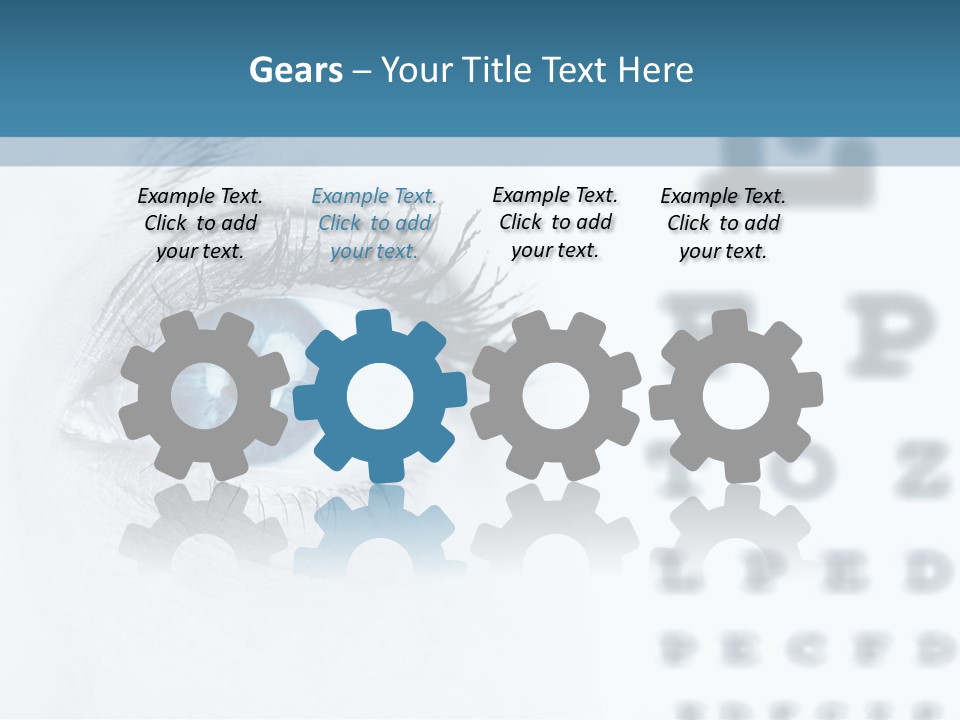 Number View Lens PowerPoint Template