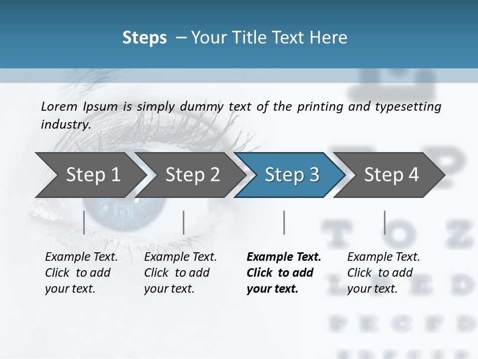 Number View Lens PowerPoint Template