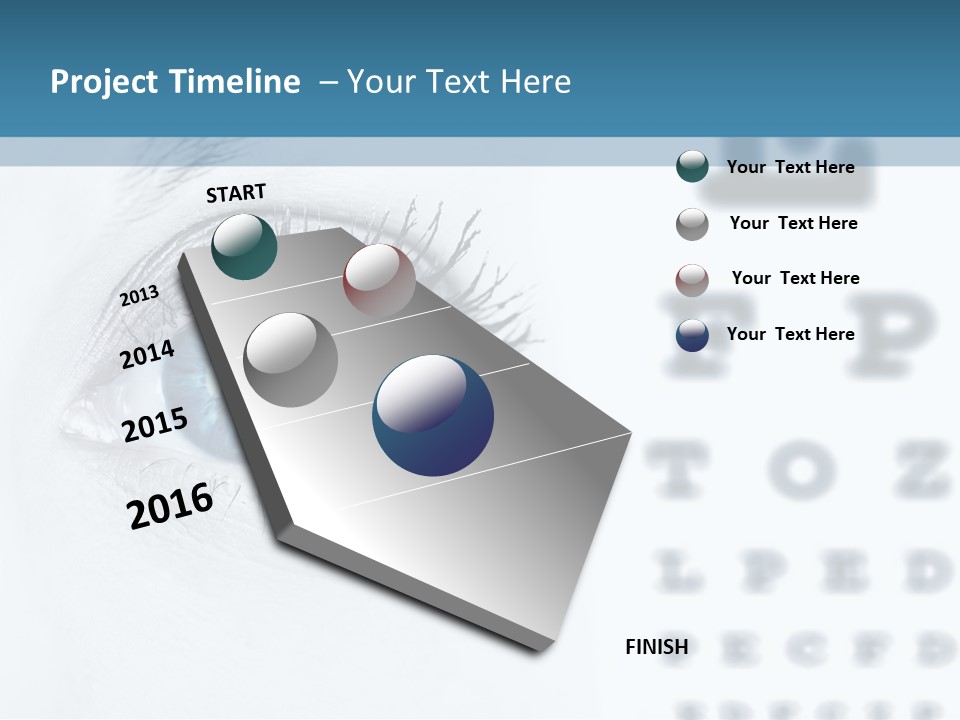 Number View Lens PowerPoint Template