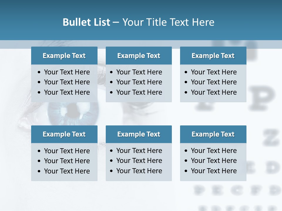Number View Lens PowerPoint Template