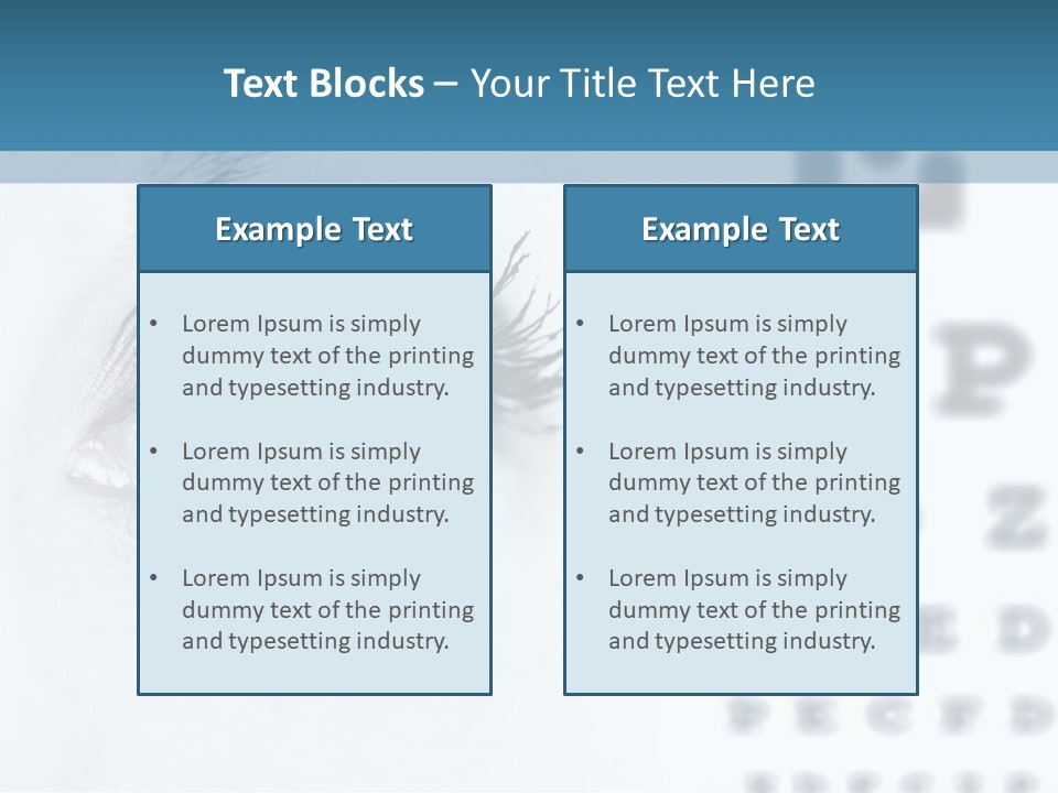 Number View Lens PowerPoint Template
