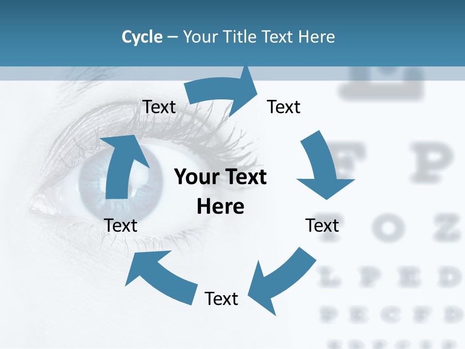 Number View Lens PowerPoint Template