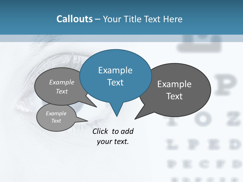 Number View Lens PowerPoint Template