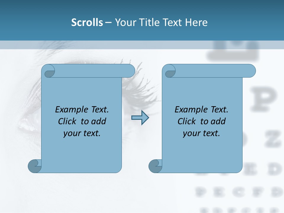 Number View Lens PowerPoint Template