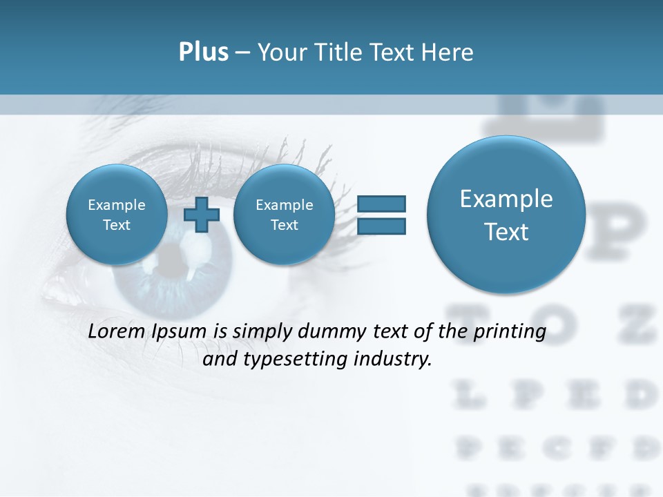 Number View Lens PowerPoint Template