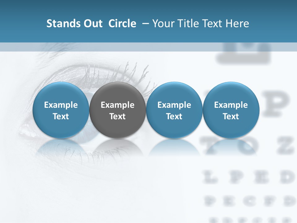 Number View Lens PowerPoint Template
