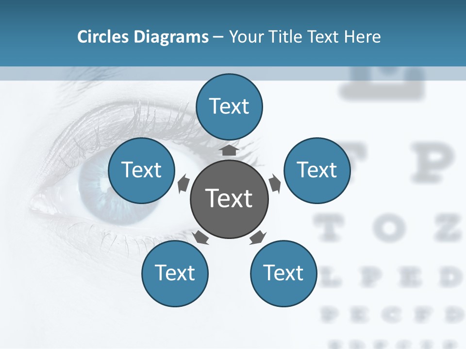 Number View Lens PowerPoint Template