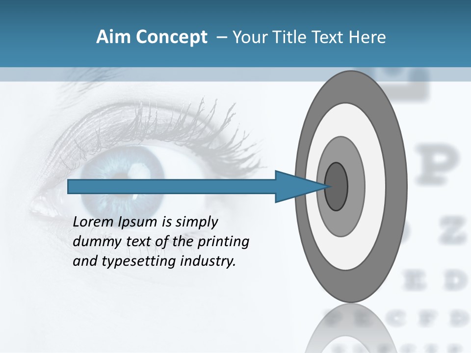 Number View Lens PowerPoint Template