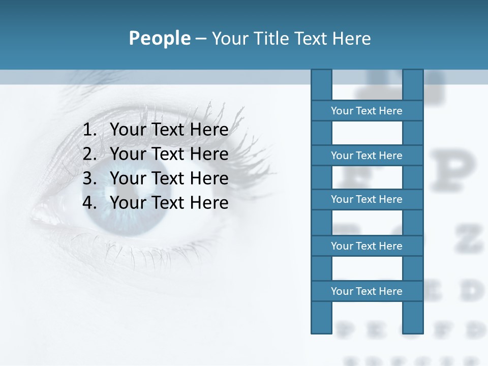 Number View Lens PowerPoint Template