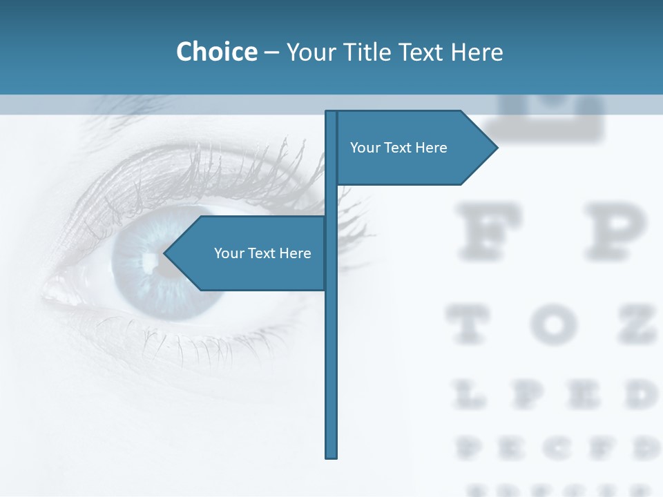 Number View Lens PowerPoint Template