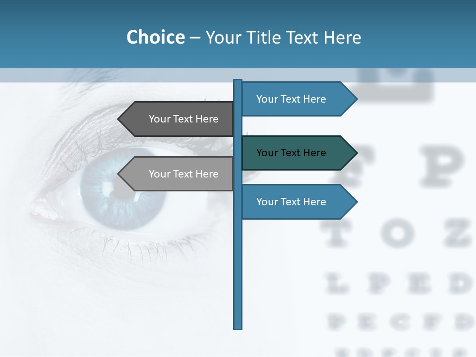 Number View Lens PowerPoint Template